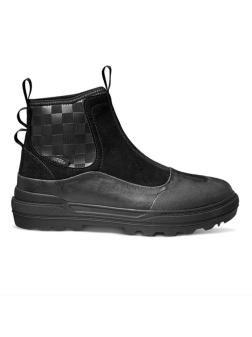 Vans Colfax Boot Women 5 Waterproof Black Checkered Side UltraCush 0926
